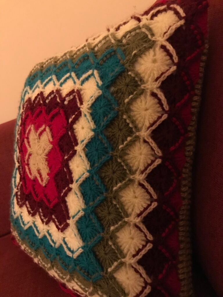 Crochet Cushion Cover